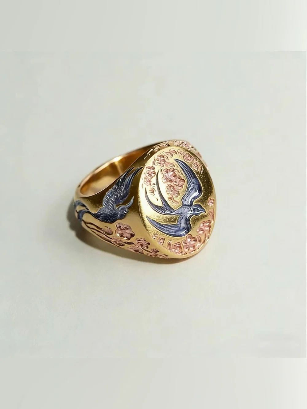 Boho bird ring Q1255
